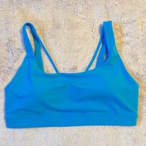 Athleta Exhale Sports Bra Blue - Size L (A-C)